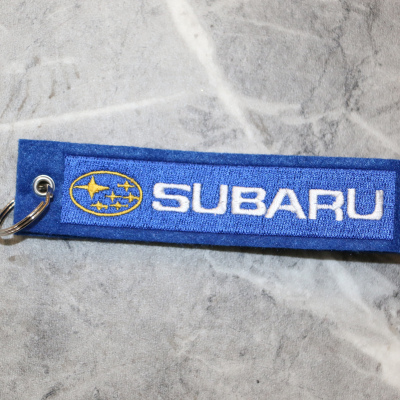 Schlüsselanhänger Subaru blau