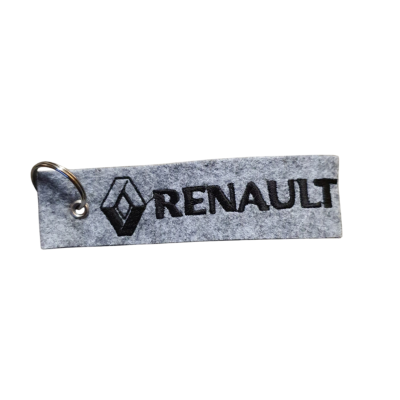 Schlüsselanhänger Renault grau