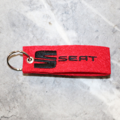 Schlüsselanhänger Seat rot